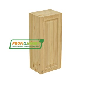 Шкаф навесной 450 х 300 х 900 филенка, сосна, без покраски