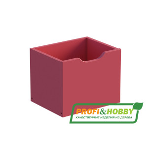 Ящик для стеллажа P&H, эмаль фуксия