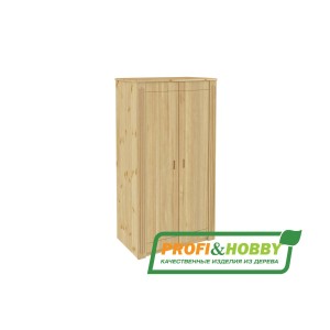 Шкаф Pino Rino двухдверный сосна, без покраски